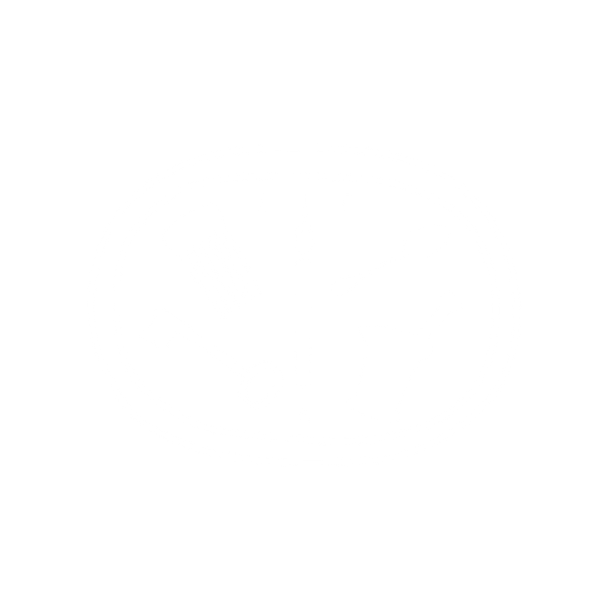 World of Yaga logo 1. A drawing of an oval seal with a border and drawn items within: key, comb, candle, spoon, mortar with pestle. Transparent background. 